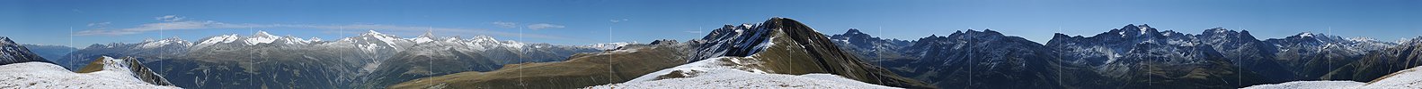 P010610: 360° Gipfelpanorama Chlis Fülhorn
