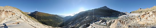 P010621: 360° Panoramafoto Rhonegletscher (Stand 9.2012)
