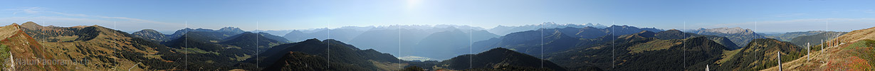 P010731: 360° Gipfelpanorama Miesenstock
