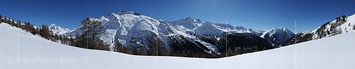 P012206: Gigapixel-Panorama Winterlandschaft in den Bergen