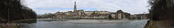 P012254: Panoramabild Schwellenmätteli und Altstadt Bern