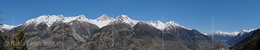 P012302d: Panoramafoto Bietschhorngruppe von Süden