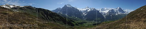 P012927: Gigapixel-Panorama der Alpengipfel um Grindelwald