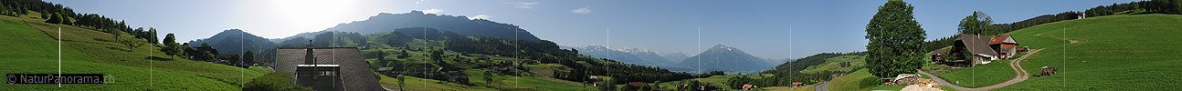 P012942: 360° Panoramabild Schwanden bei Sigriswil