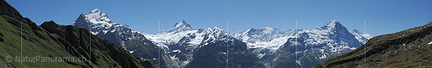 P013040a: Gigapixel-Panoramafoto Wetterhorn, Schreckhorn und Co.