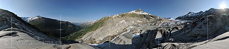 P013101: 360° Panoramafoto Rhonegletscher (Stand 7.2013)