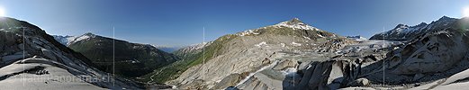 P013103: 360° Gigapixel-Panoramafoto Rhonegletscher (Stand 7.2013)