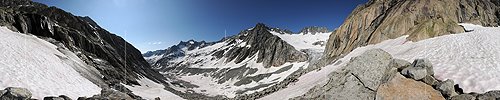 P013161: 360° Panoramafoto Bächligletscher (Stand 7.2013)