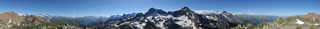 P013271: 360° Gipfelpanorama Oberblatthorn