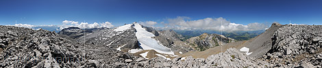 P013344: 360° Gipfelpanorama Schnidehorn (Vorgipfel)