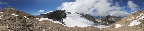 P013347: 360° Panoramafoto Schnidejoch und Tungelgletscher