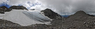 P013351: Panoramafoto Im Aufstieg zum Schnidejoch
