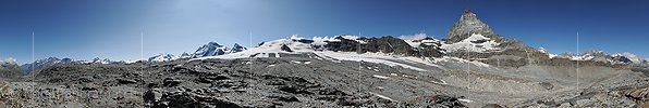 P013384: 360° Panorama Matterhorn und Furgggletscher