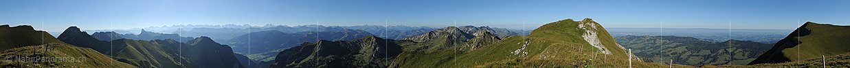 P013535: 360° Gipfelpanorama Bürglen (Nebengipfel)