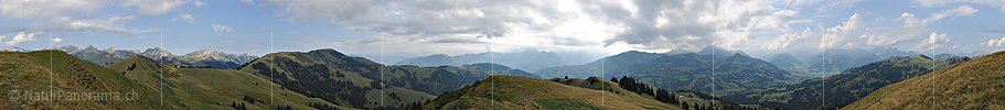 P013572: 360° Gipfelpanorama Wannehörli (Zweisimmen)