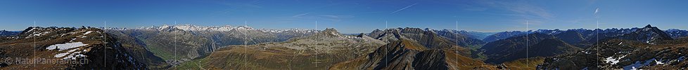 P013648a: 360° Gipfelpanorama Rossbodenstock