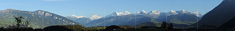 P013745a: Panoramafoto der  Berner Alpen