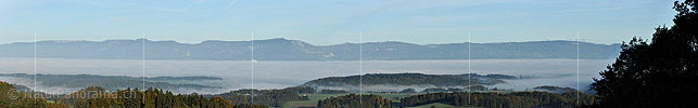 P013761: Panoramafoto Mittelland und Jura vom Oberbüelchnubel