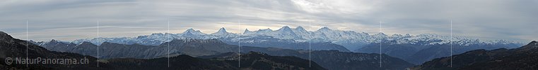 P013888: Panoramafoto Berner Alpen