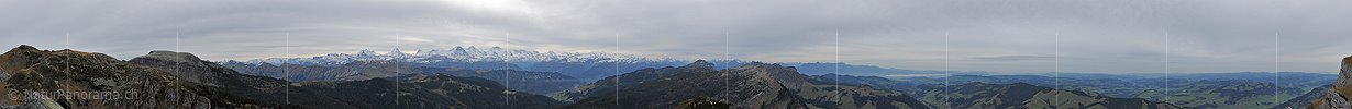 P013890: 360° Gipfelpanorama Trogenhorn