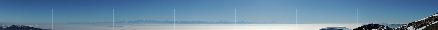 P014008: Panoramafoto Alpen vom Chasseral