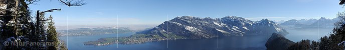 P014116: Panoramafoto Rigi vom Bürgenstock