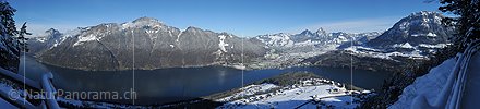 P014144: Panorama Seelisberg, Vierwaldstättersee und Schwyz