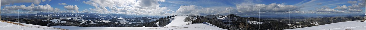 P014207: 360° Rundumsicht Ober Änzi (Napfgebiet)