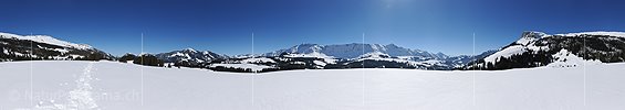 P014251: 360° Panoramafoto Winterlandschaft