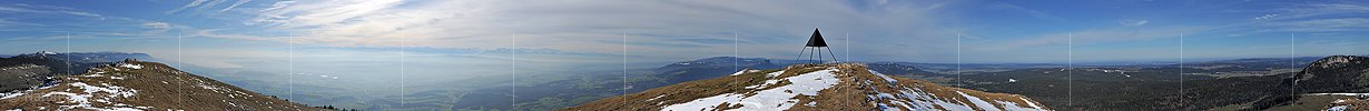 P014332: 360° Gipfelpanorama Le Suchet