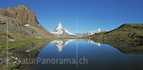 P014803a: Gigapixel Panoramafoto Riffelhorn, Matterhorn und Dent Blanche