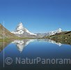 P014803b: Hochaufgelöstes Foto Matterhorn gespiegelt in Bergsee