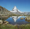 P014805c: Foto mit hoher Auflösung vom Matterhorn (Spiegelung)