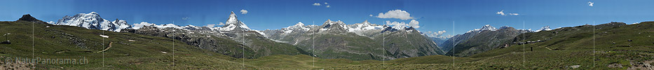 P014811: Gigapixel-Panoramafoto Matterhorn (Entwurf, halbe Grösse)