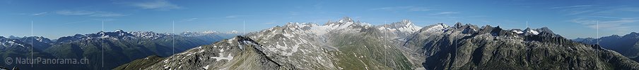 P014823a: Grosspanorama Oberwallis und östliche Berner Alpen vom Sidelhorn