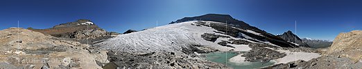 P014935: 360° Gigapixel-Panoramafoto Chaltwassergletscher