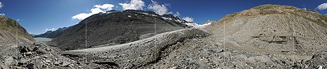 P014967: 360° Panoramafoto Oberaargletscher (Stand 8.2014)