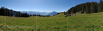P015209: Panoramafoto Alm in den Voralpen