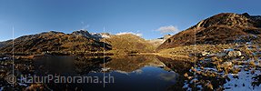 P015275: Panoramafoto Abendstimmung am Halsesee