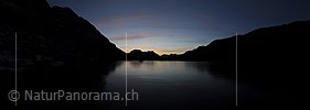 P015340: Panoramafoto Spiegelung auf Schwarzeis