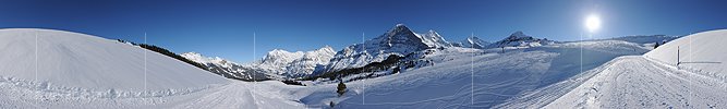 P015759a: 360° Panoramafoto Skigebiet Männlichen (Jungfrauregion)