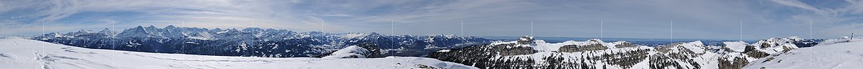 P015772: 360° Gipfelpanorama Burgfeldstand