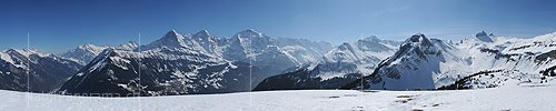 P015830: Gigapixel-Panoramafoto Jungfrauregion im Winter