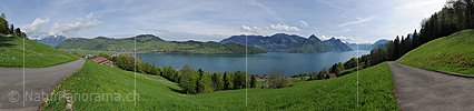 P016074: Panoramafoto Zentralschweiz bei Buochs