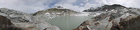 P016388: 360° Panorama vom Gletschersee am Rhonegletscher (Stand 6.2015)