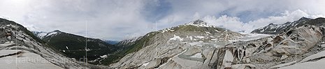P016391: 360° Panoramafoto Rhonegletscher (Stand 6.2015)