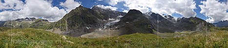 P016691: 360° Panoramafoto Steingletscher und Umpol