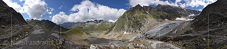 P016693: 360° Panoramafoto Steingletscher (Stand 8.2015)