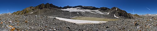 P016725: 360° Panoramafoto Muttgletscher (Stand 8.2015)