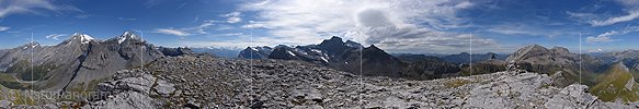 P016824: 360° Gipfelpanorama Felsenhorn